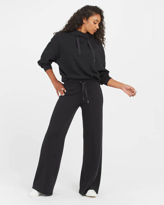Spanx AirEssentials Wide Leg Pant - Very Black